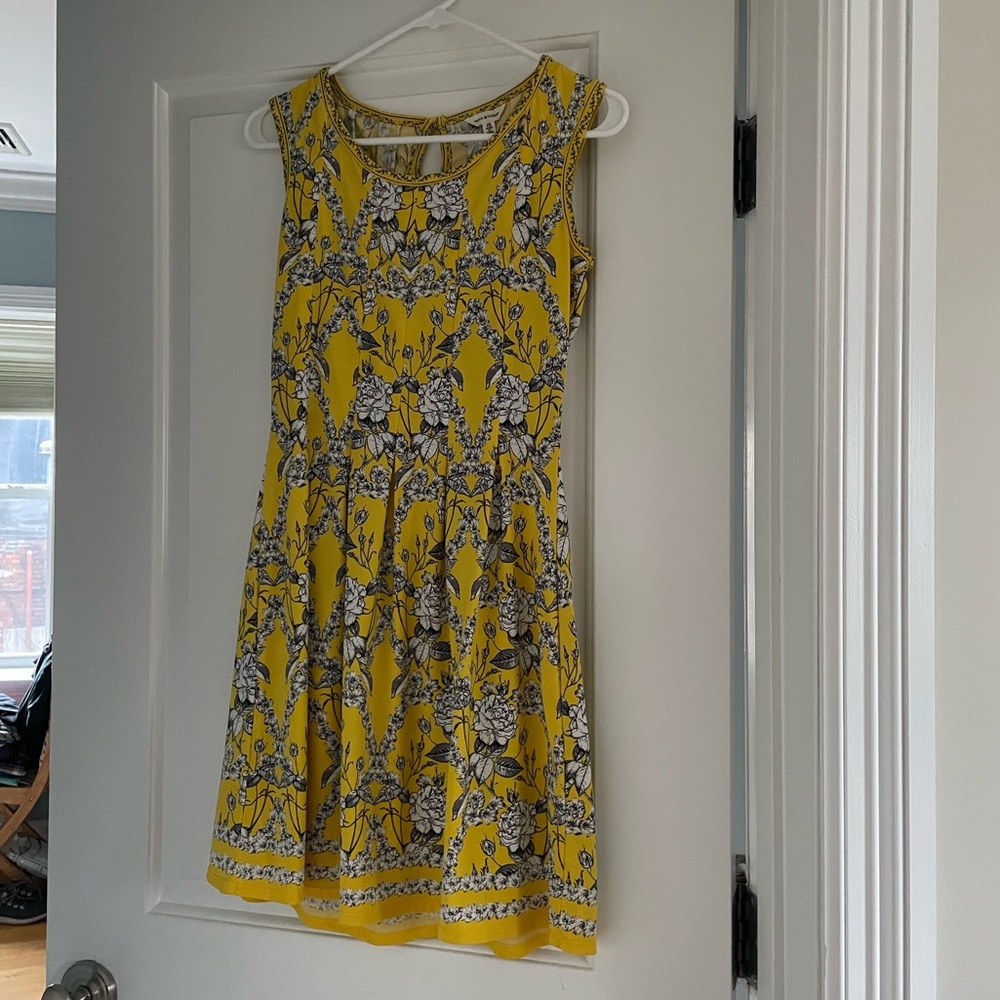 Max Studio yellow dress